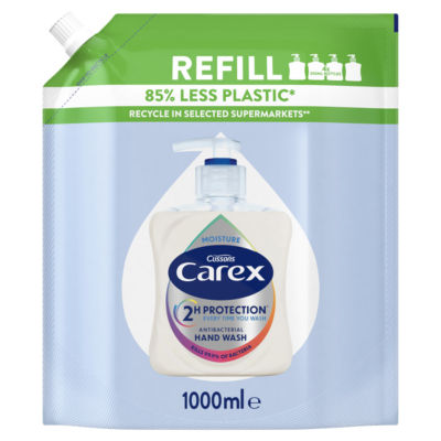 Carex Handwash DOY Eco Refill 1Ltr Moisture