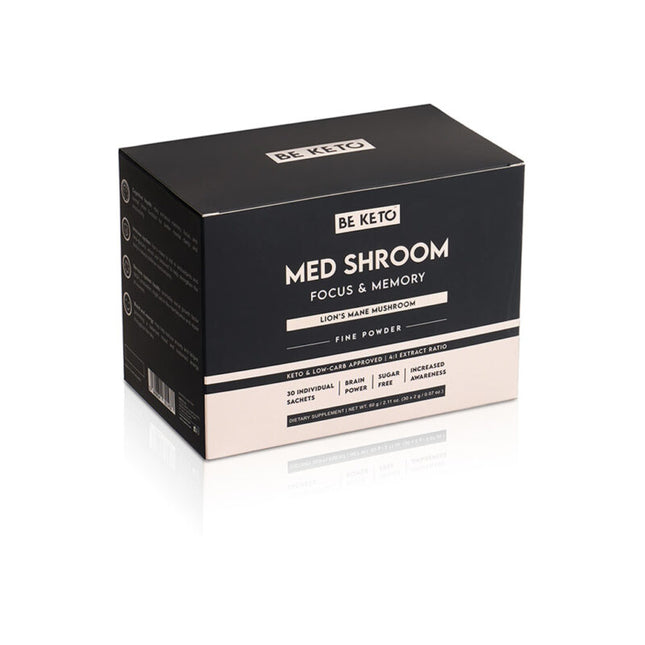 BeKeto Med Shroom Lion's Mane 30 Sachets