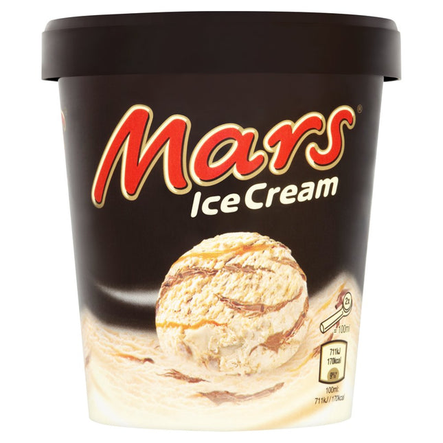 Mars Chocolate Caramel Ice Cream Tub 500ml