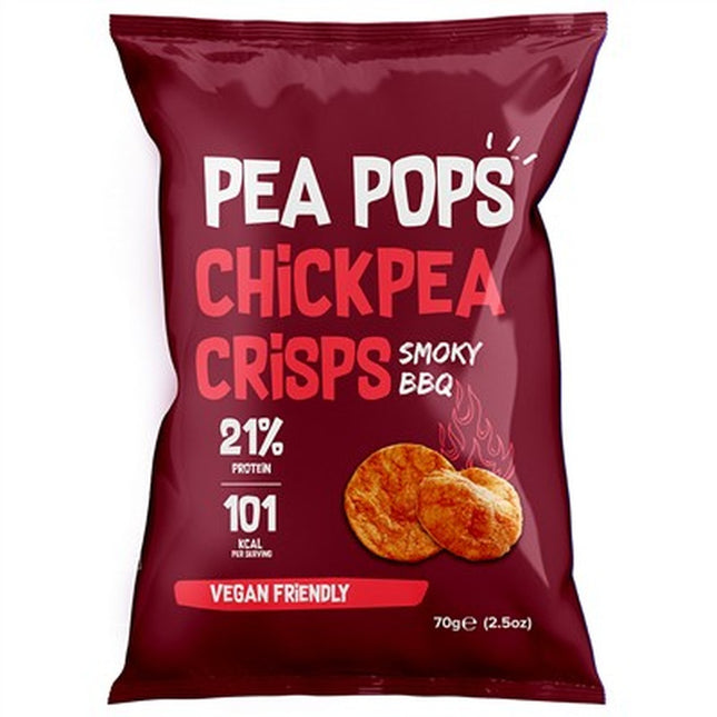 PEA POPS SMOKY BARBEQUE 70G