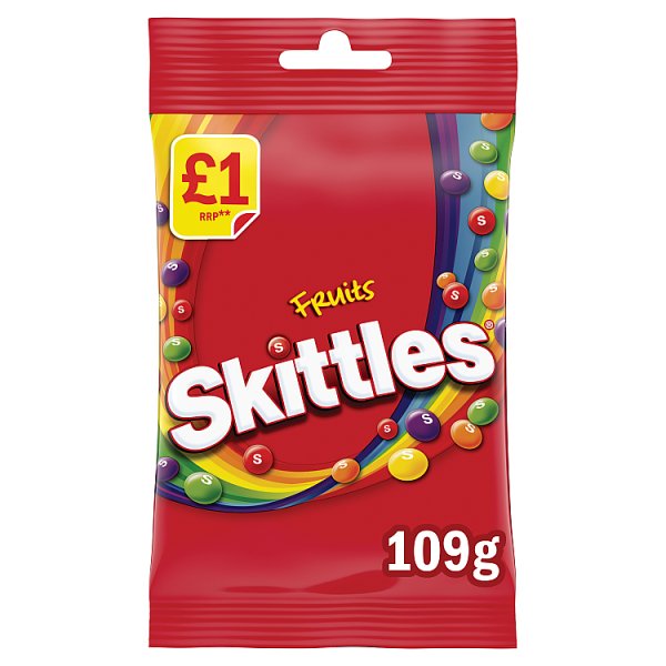 Skittles Fruits Sweets Treat Bag £1.00 PMP 109g