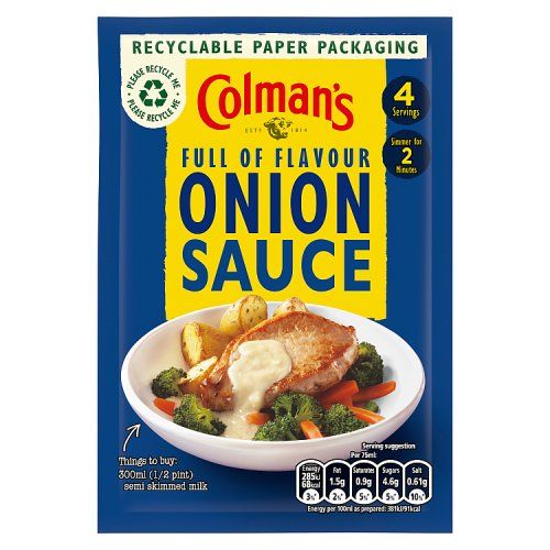 Colmans Pour Over Sauce Onion 35G