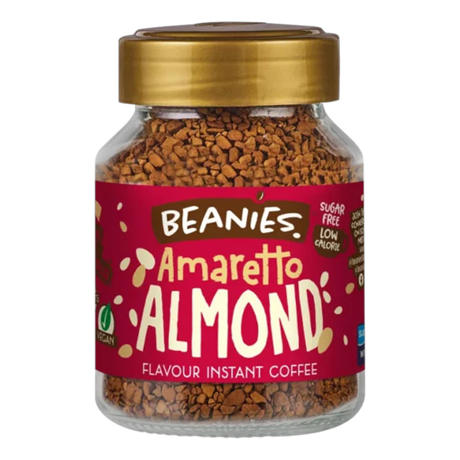 Beanies Amaretto Almond Instant Coffee 50g