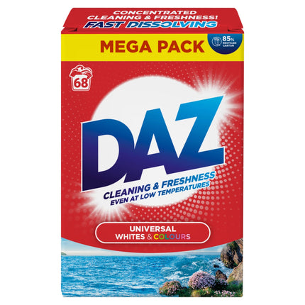 Daz Laundry Powder 68 Wash Whites & Colours