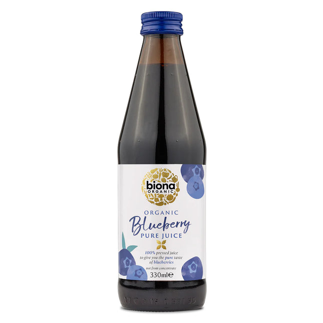 Biona Organic Blueberry Pure Juice 100% Blueberry 330ml