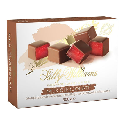 Sally Williams Turkish Delight Coated Milk Chocolate 300g