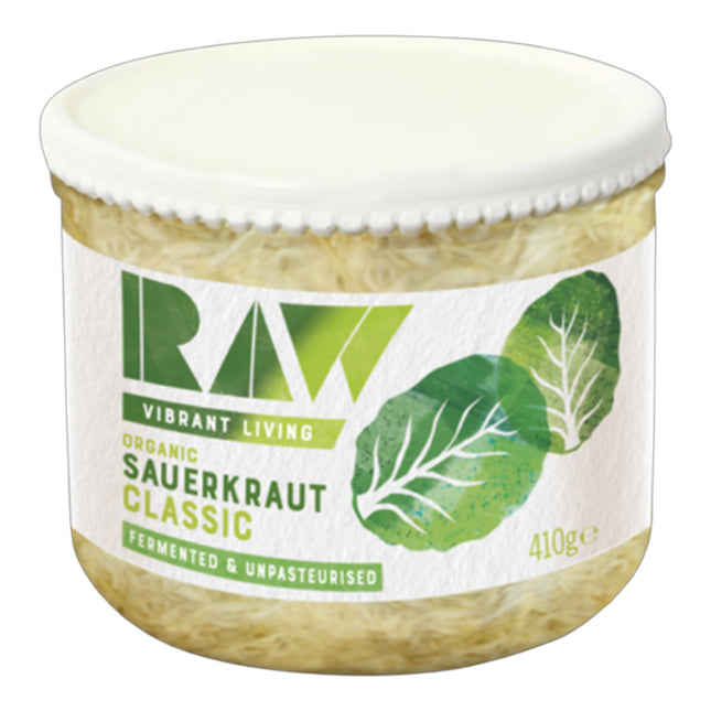 Raw Fresh Kraut Classic Sauerkraut /Sea Salt Organic Unpasteurised 410g