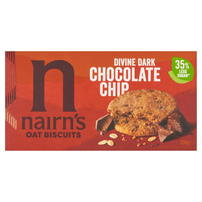 Nairns Dark Choc Chip Oat Biscuit 200G