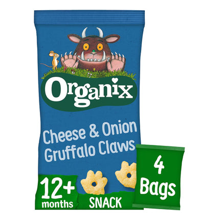 Organix Cheese & Onion Gruffalo Claws 4 x 15g