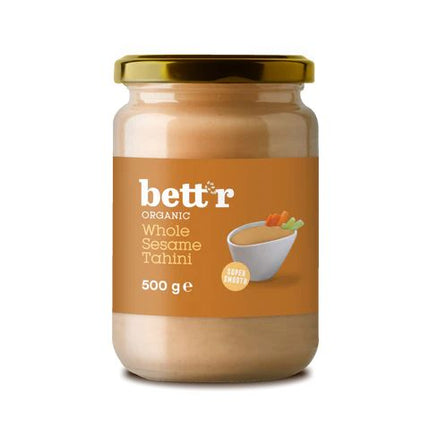 Bett'r Organic Whole Sesame Tahini Butter 500g