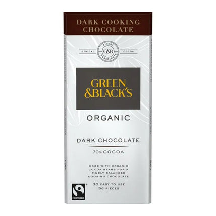 Green & Black's Organic Dark Cooking Chocolate 150g