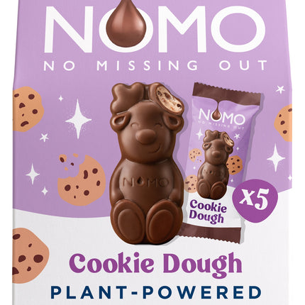 Nomo 5Pk Mini Reindeers Cookie Dough 53G