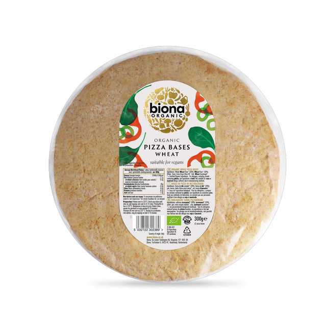 Biona Organic Pizza Bases Wheat 2 Bases 300g