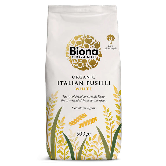 Biona Organic Spelt Fusilli White 500g