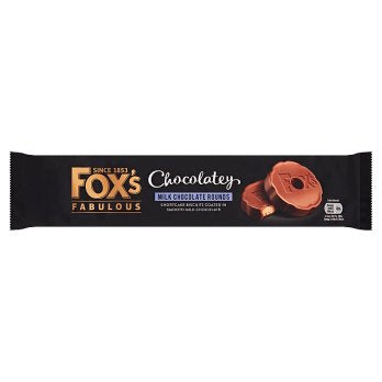 Foxs Chocolatey Shortcake Rounds 130G