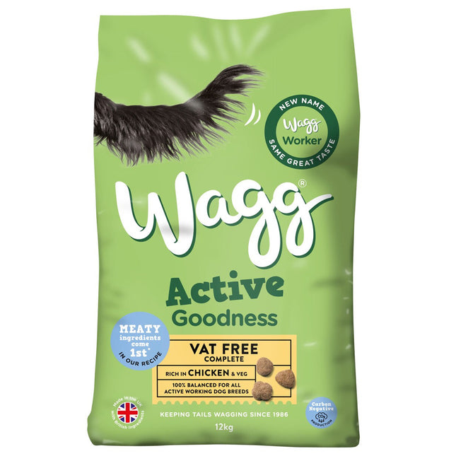 Wagg Active Goodness Chicken Dry Dog Food 12kg