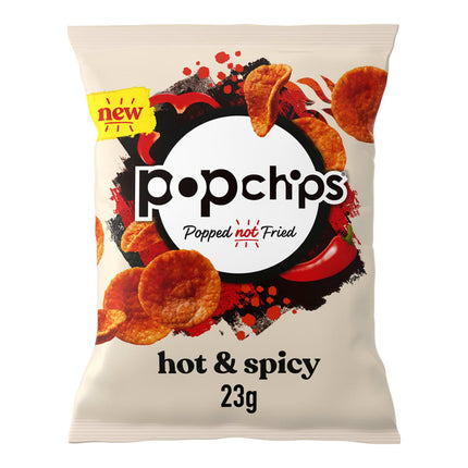 Popchips Hot & Spicy Crisps 23g