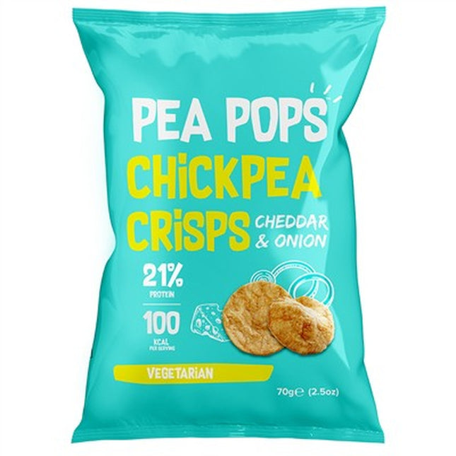 PEA POPS CHEDDAR & ONION 70G