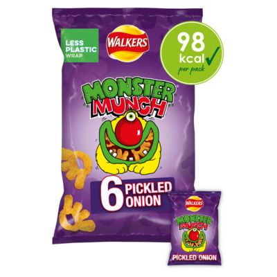 Monster Munch Pickled Onion Multipack 6x20g