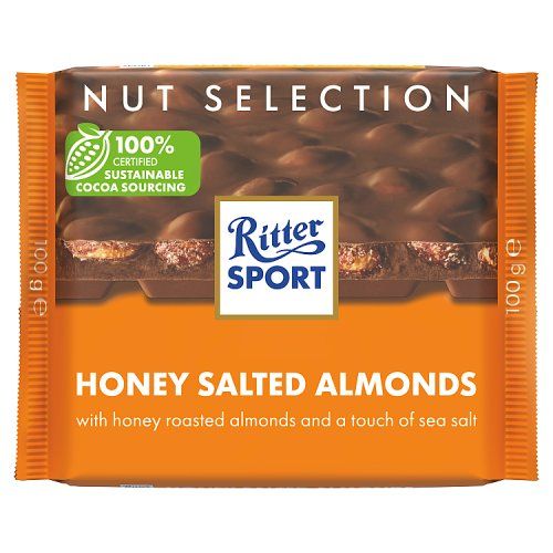 Ritter Sport Honey Salted Almond 100g