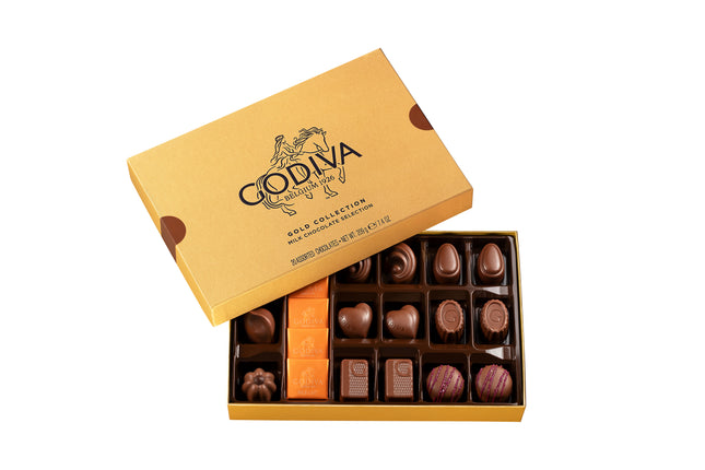 Godiva Gold Collection Giftbox All Milk 20PCS EDM 209g