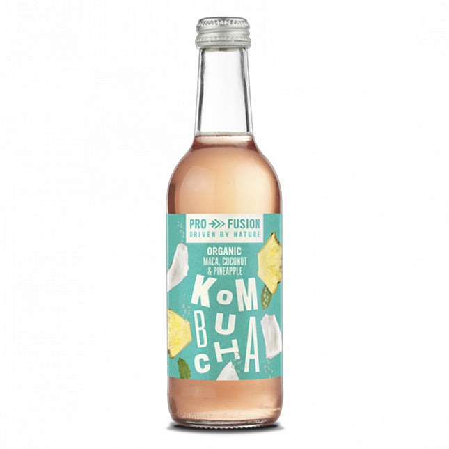Profusion Kombucha Maca, Coconut Water, Pineapple Organic 330ml