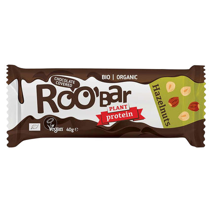 Roobar Chocolate Covered Hazelnut Bar 30g