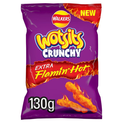 Wotsits Crunchy Extra Flamin' Hot 130g
