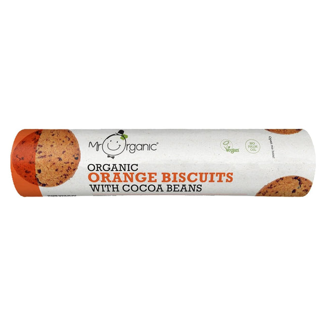 Mr Organic Orange Biscuits with Cocoa Beans 250g