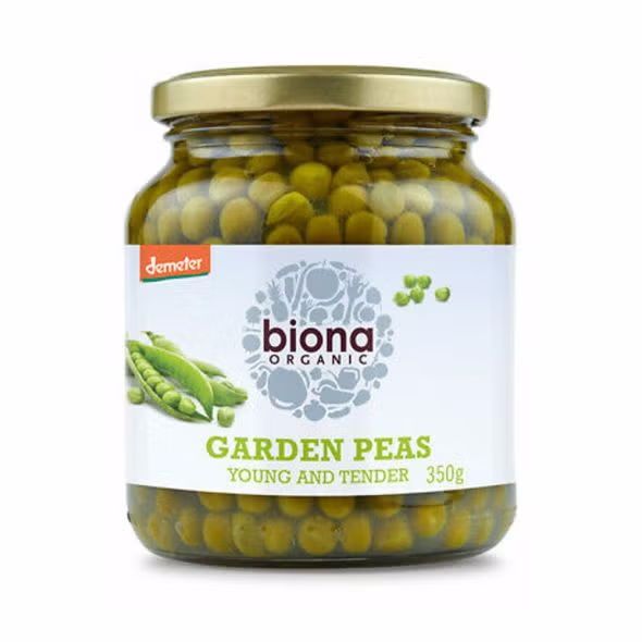 Biona Organic Garden Peas In Glass Jars 350g