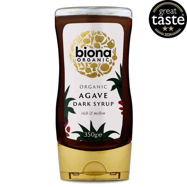 Biona Organic Agave Syrup/Nectar Dark Squeezy 350g