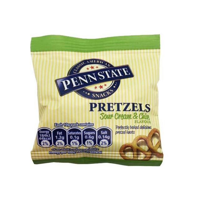 Penn State Sour Cream & Chive Pretzels 10g