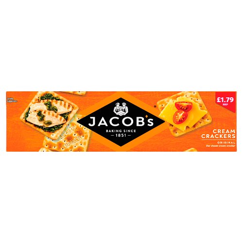 Jacob's Original Cream Crackers PMP £1.79 300g