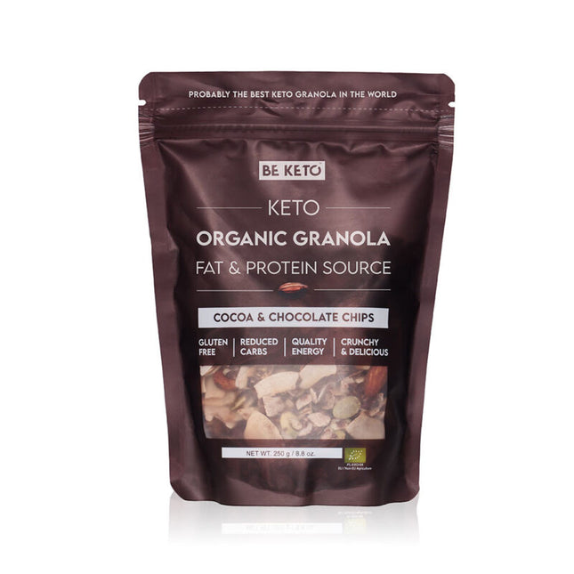BeKeto Keto Granola Cocoa&Chocolate 250g