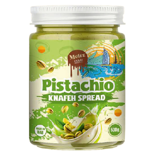 Meltz Dubai Chocolate Pistachio Knafeh Spread 500g