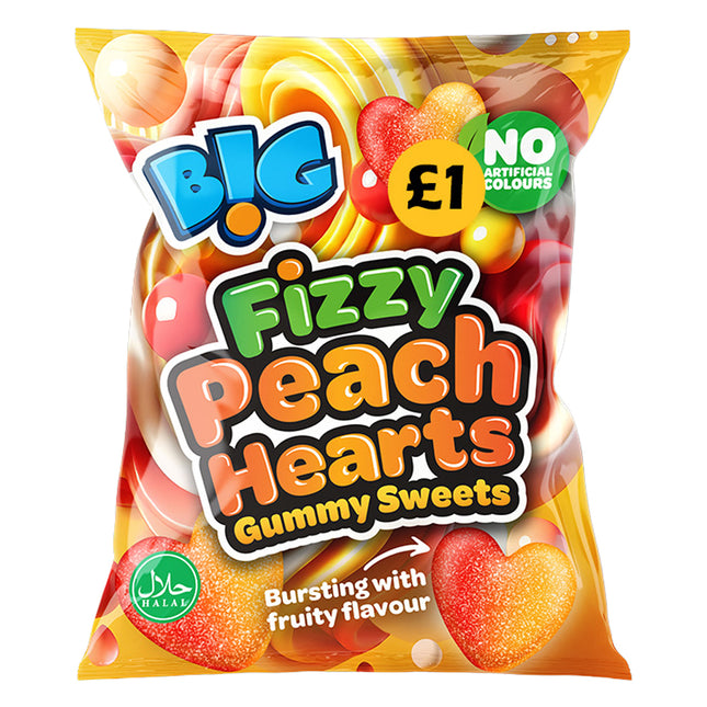 B!G Fizzy Peach £1 PMP 150g
