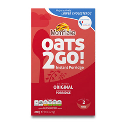 Mornflake Oats2Go Sachets Original (10's)  270g