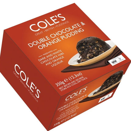 Cole's Double Chocolate & Orange Pudding 350g