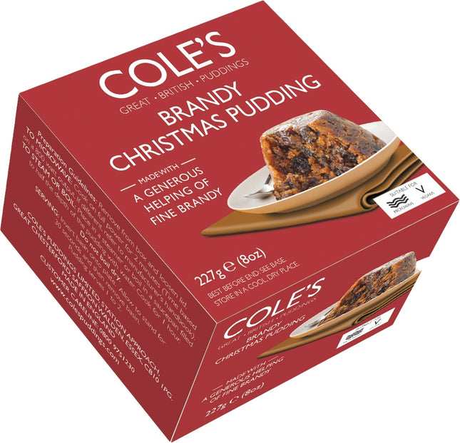 Cole's Brandy Christmas Pudding 227g