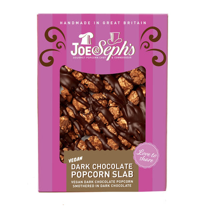 Joe & Seph's Vegan Dark Chocolate Popcorn Slab - 115g