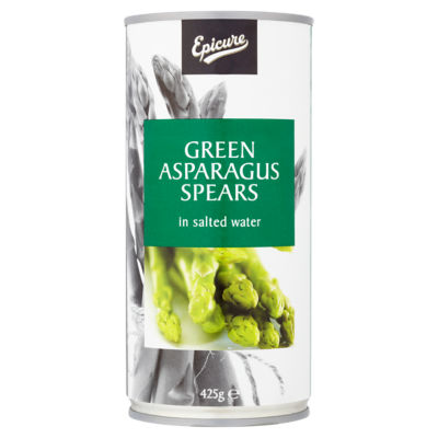 Epicure Vegetable Green Asparagus Spears/Water 425G