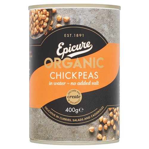 Epicure Organic Chick Peas in Water 400G