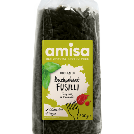 Amisa Fusilli Buckwheat Organic 500g