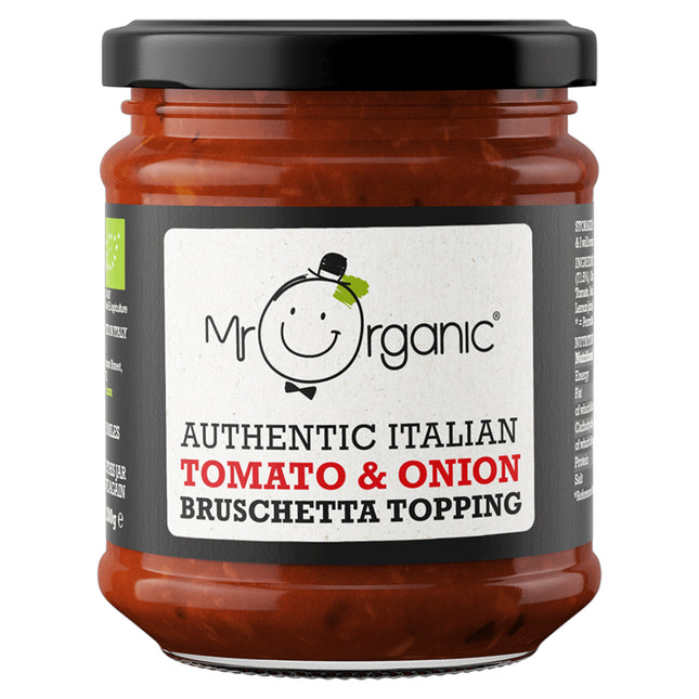 Mr Organic Italian Tomato & Red Onion Bruschetta Topping 200g