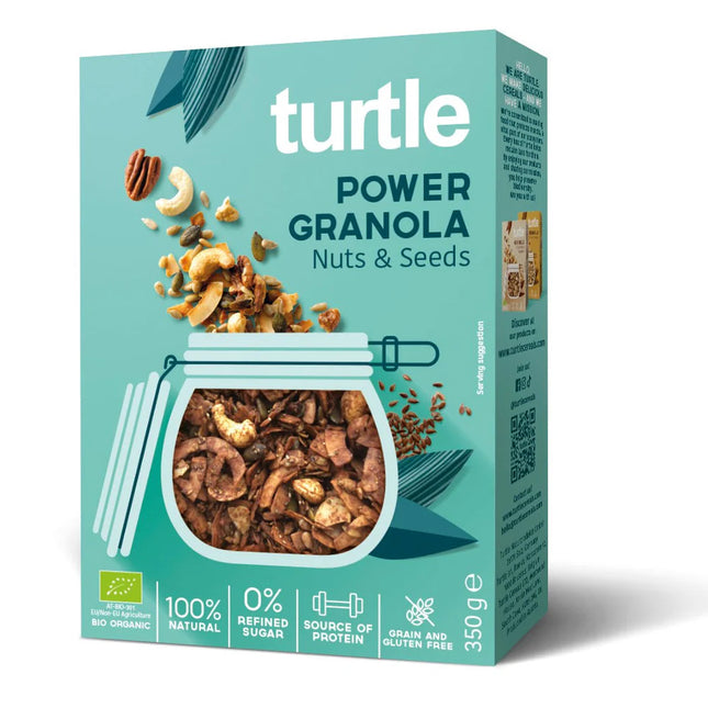 Turtle Power Granola Bio Nuts & Seeds 350g