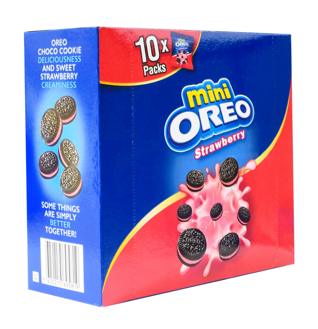 Oreo Mini Pouch Strawberry (10x20.4g) 204g
