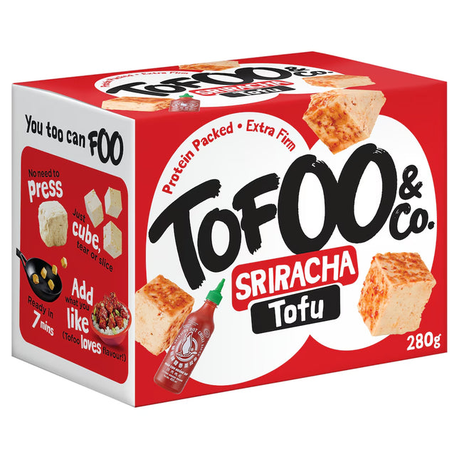 The Tofoo Co Sriracha Tofu 280G