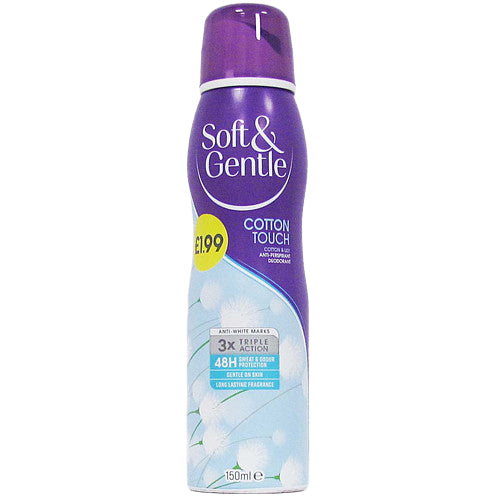 Soft & Gentle Cotton PMP £1.99 150ml