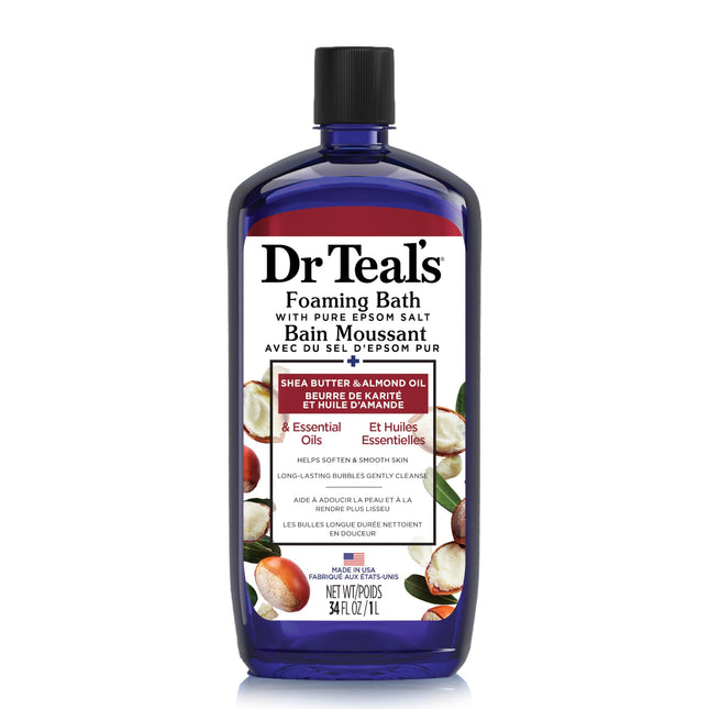 Dr Teal's Bath Foam Shea Butter & Almond 1L