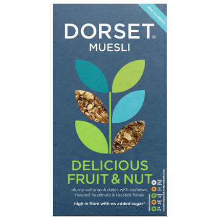 Dorset Delicious Fruit & Nut Muesli 500G